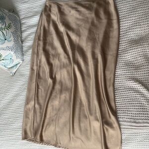 Old Navy Satin Midi Skirt
